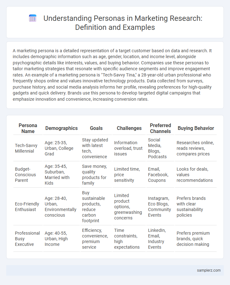 Understanding Personas in Marketing Research: Definition and Examples