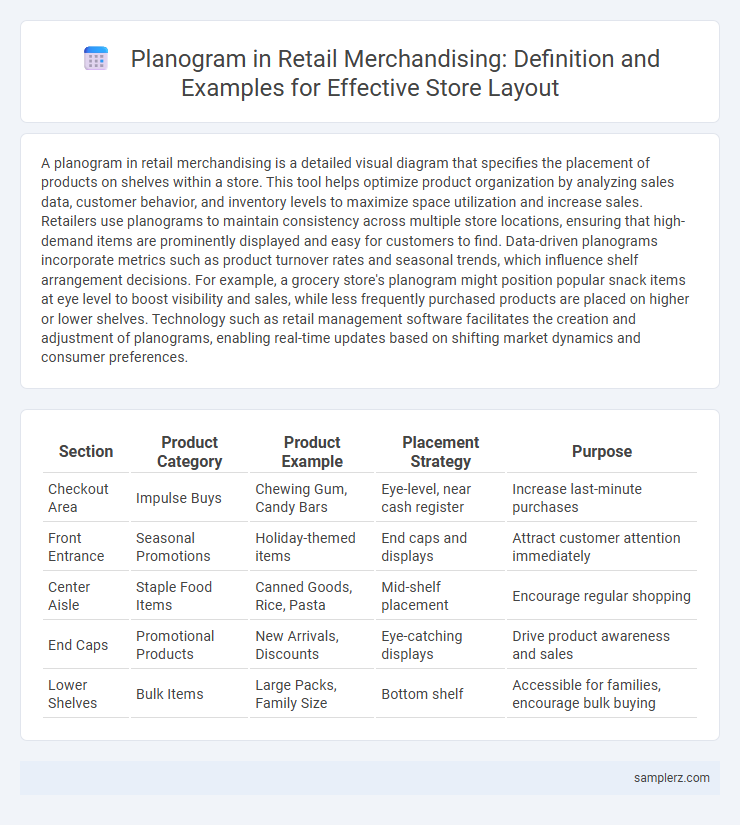 Planogram in Retail Merchandising: Definition and Examples for Effective Store Layout