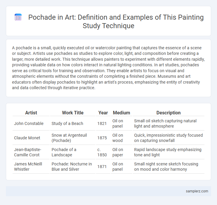 Pochade in Art: Definition and Examples of This Painting Study Technique