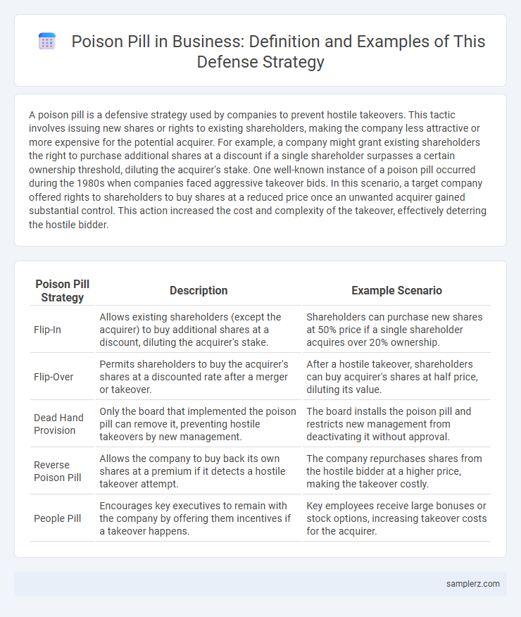 Poison Pill in Business: Definition and Examples of This Defense Strategy