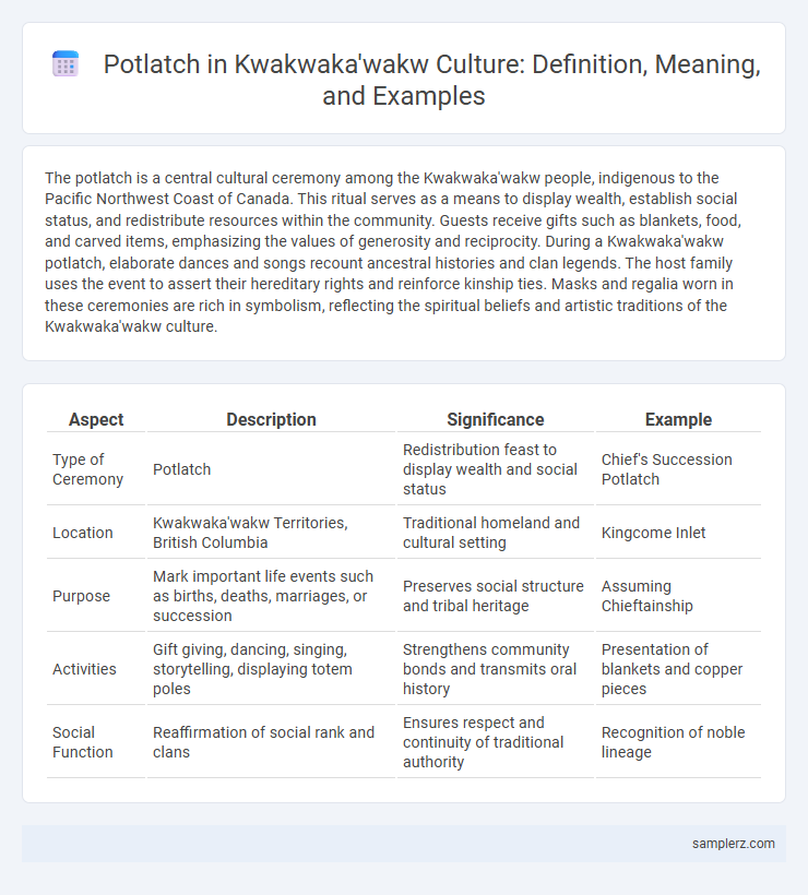 Potlatch in Kwakwaka'wakw Culture: Definition, Meaning, and Examples