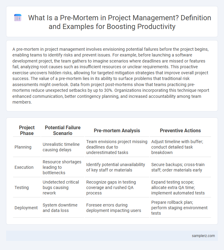 What Is a Pre-Mortem in Project Management? Definition and Examples for Boosting Productivity