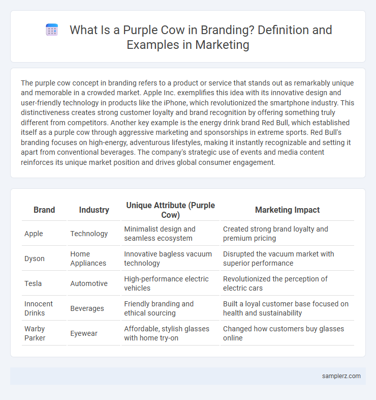 What Is a Purple Cow in Branding? Definition and Examples in Marketing