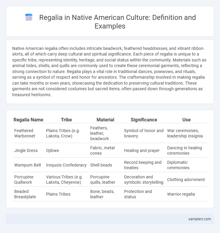 Regalia in Native American Culture: Definition and Examples