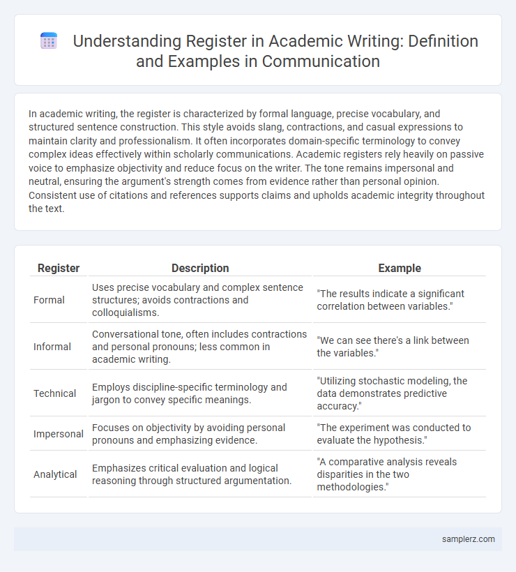 Understanding Register in Academic Writing: Definition and Examples in Communication