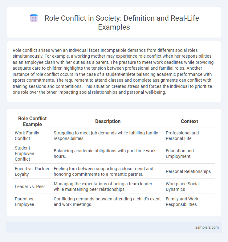 Role Conflict in Society: Definition and Real-Life Examples