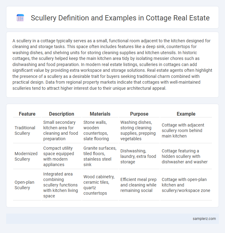 Scullery Definition and Examples in Cottage Real Estate