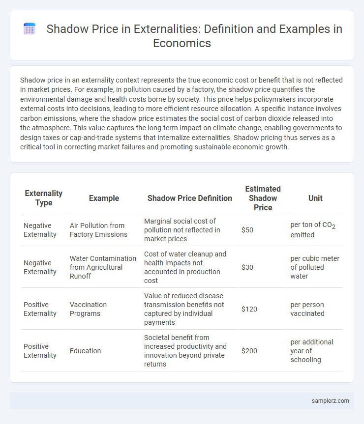 Shadow Price in Externalities: Definition and Examples in Economics
