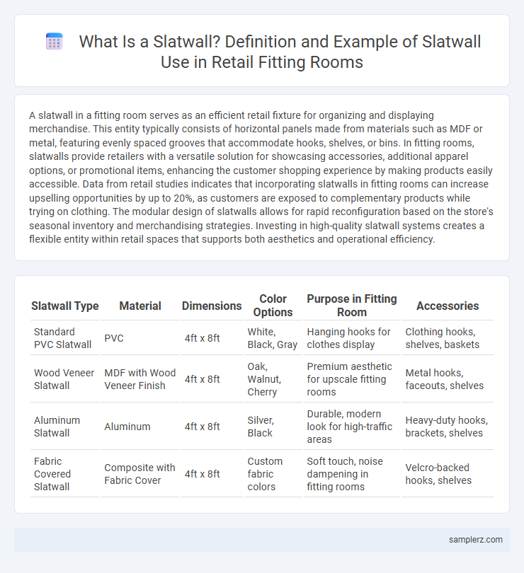 What Is a Slatwall? Definition and Example of Slatwall Use in Retail Fitting Rooms
