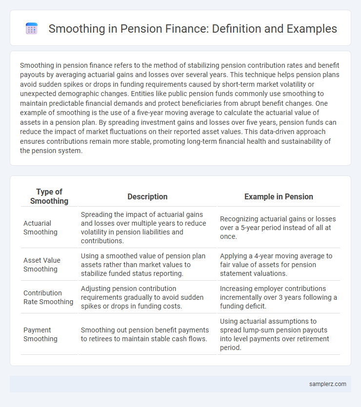 Smoothing in Pension Finance: Definition and Examples