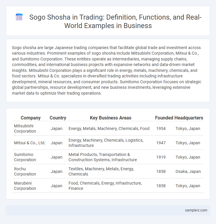 Sogo Shosha in Trading: Definition, Functions, and Real-World Examples in Business