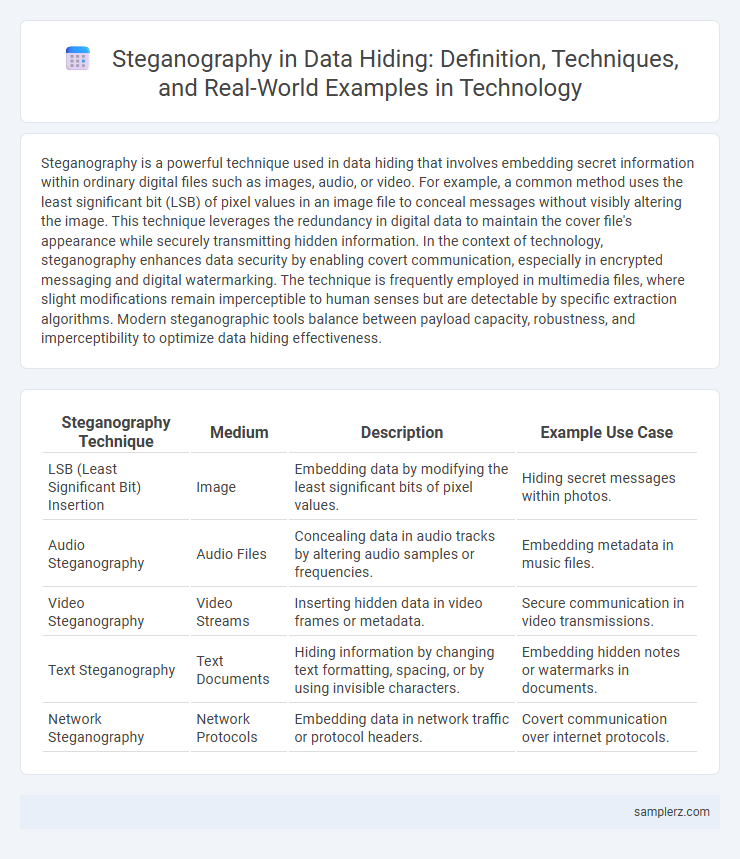 Steganography in Data Hiding: Definition, Techniques, and Real-World Examples in Technology