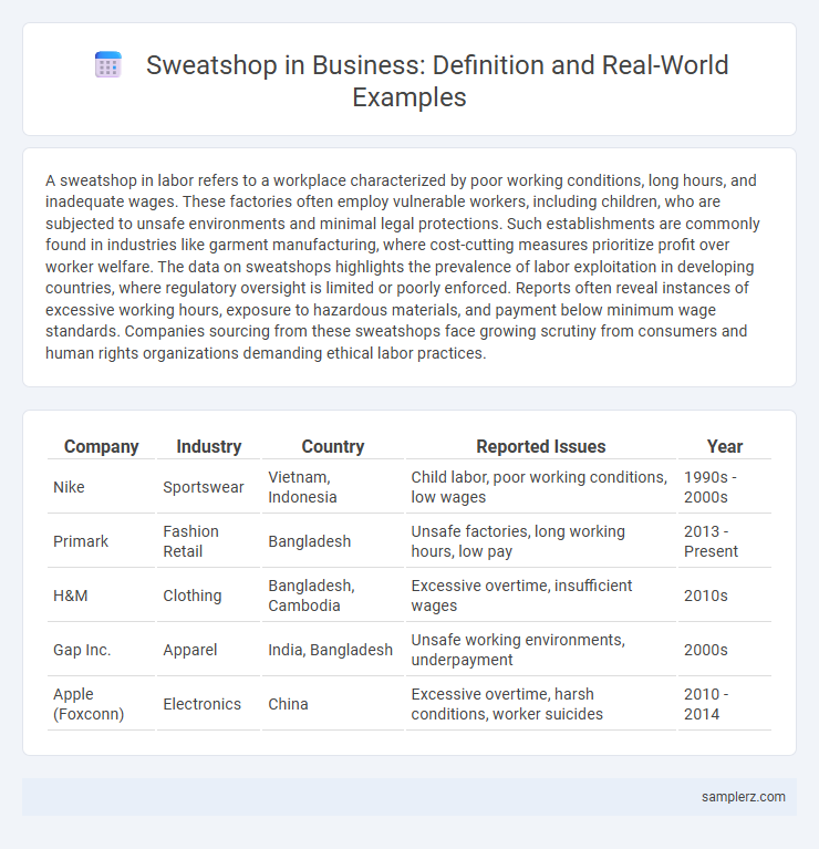 Sweatshop in Business: Definition and Real-World Examples