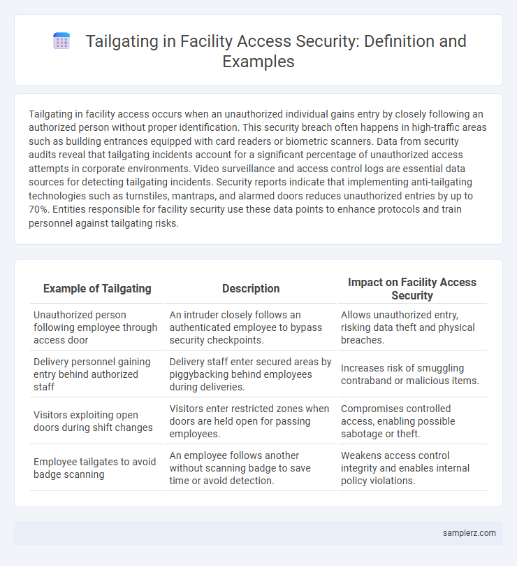 Tailgating in Facility Access Security: Definition and Examples