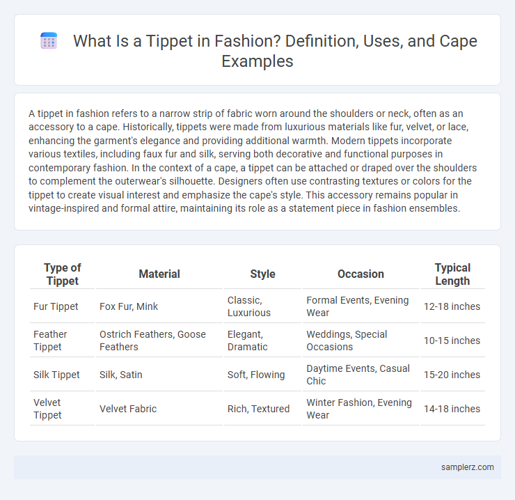 What Is a Tippet in Fashion? Definition, Uses, and Cape Examples