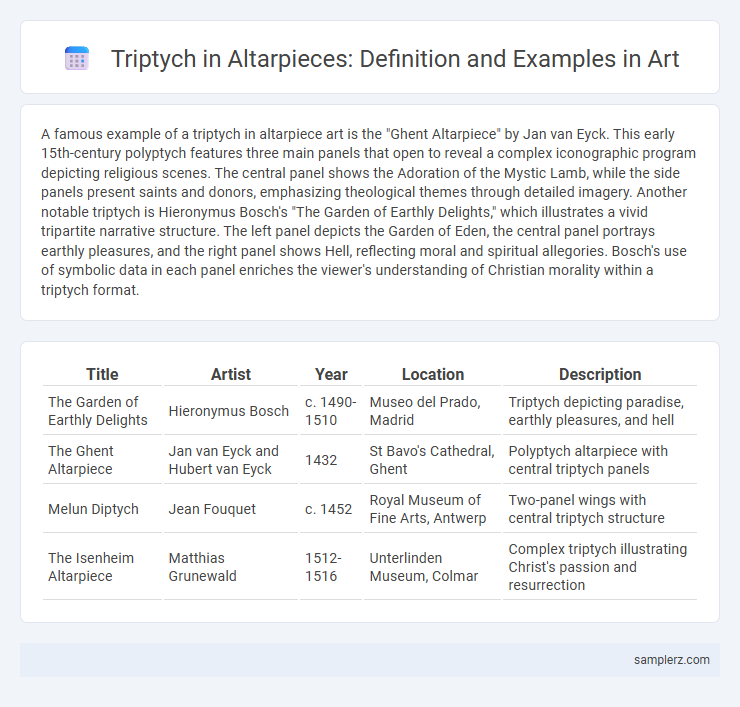 Triptych in Altarpieces: Definition and Examples in Art