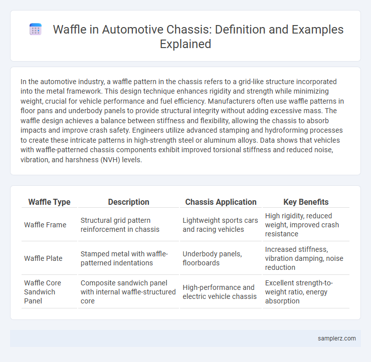 Waffle in Automotive Chassis: Definition and Examples Explained