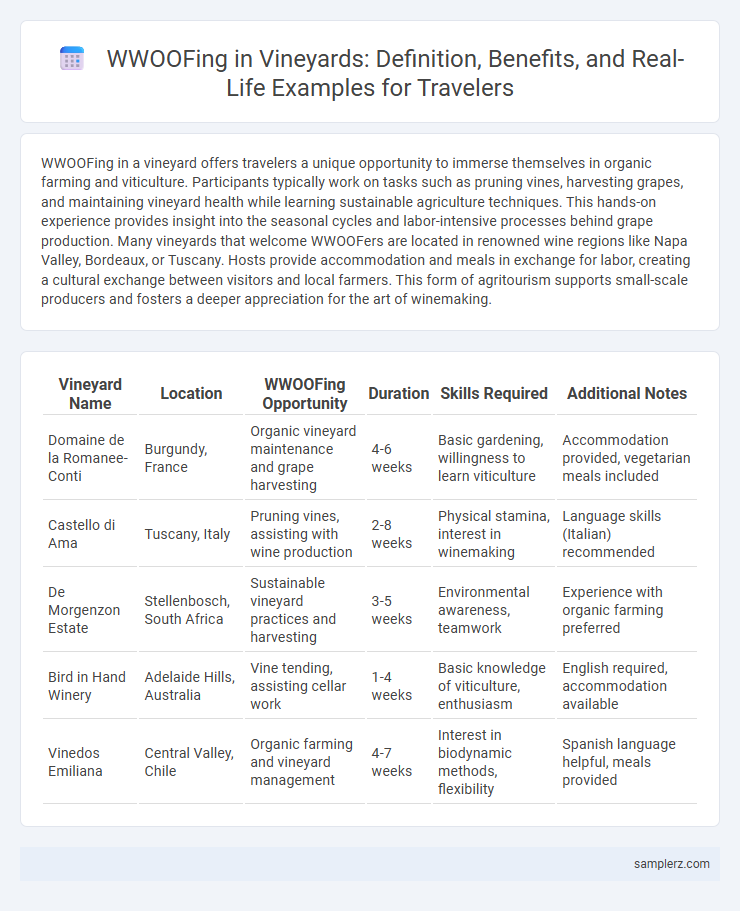 WWOOFing in Vineyards: Definition, Benefits, and Real-Life Examples for Travelers