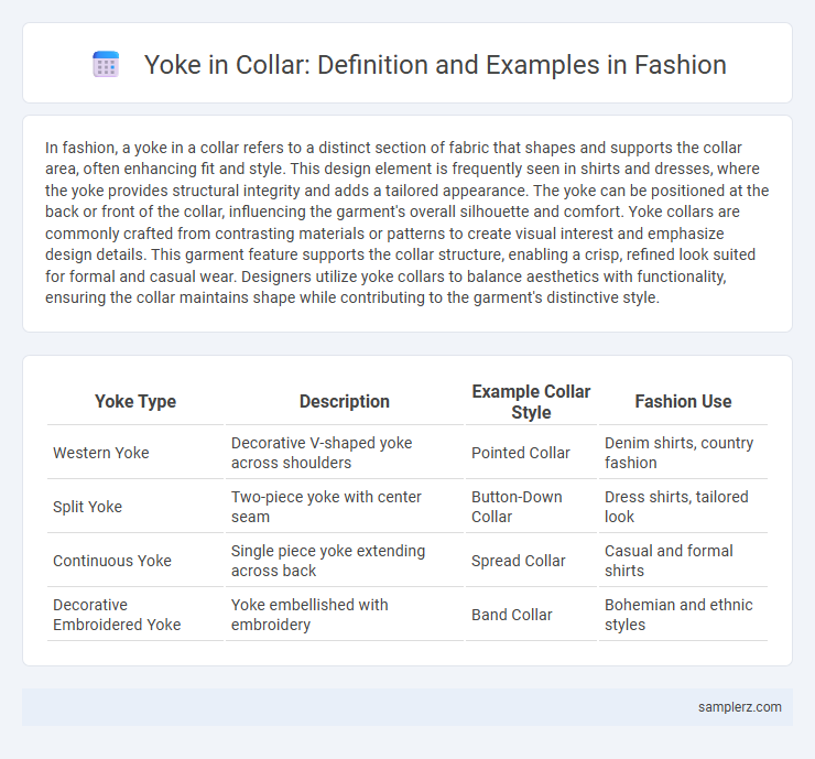 Yoke in Collar: Definition and Examples in Fashion