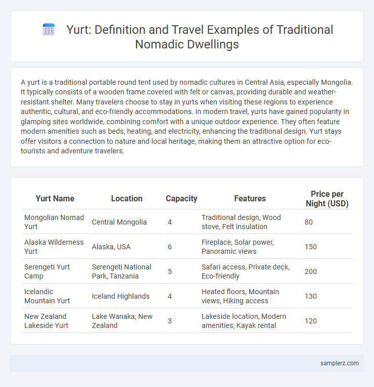 Yurt: Definition and Travel Examples of Traditional Nomadic Dwellings