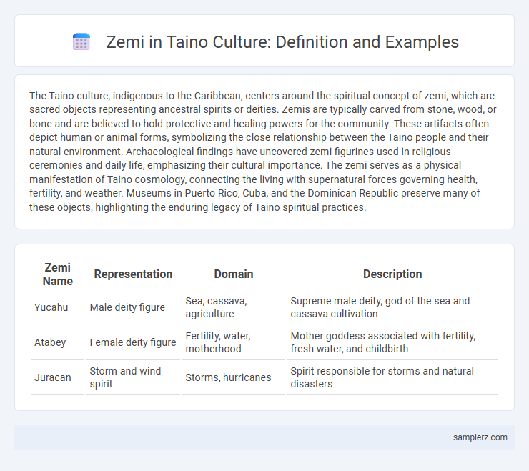 Zemi in Taino Culture: Definition and Examples