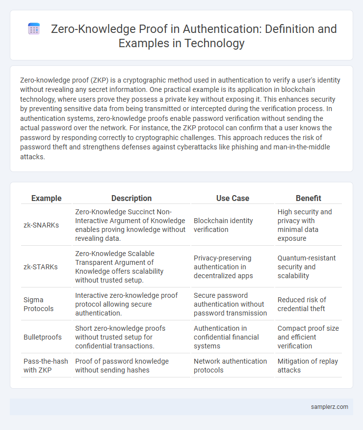 Zero-Knowledge Proof in Authentication: Definition and Examples in Technology