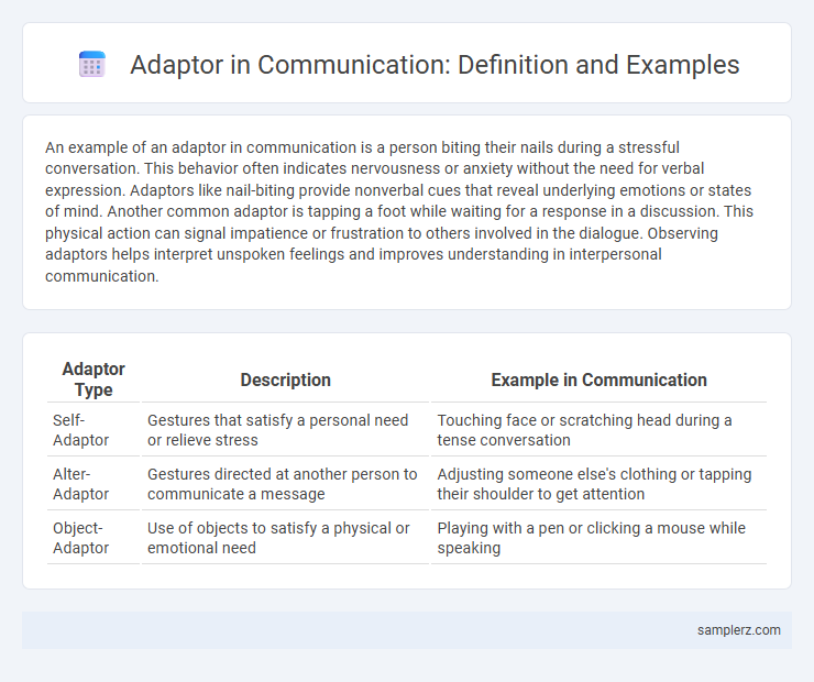Adaptor in Communication: Definition and Examples