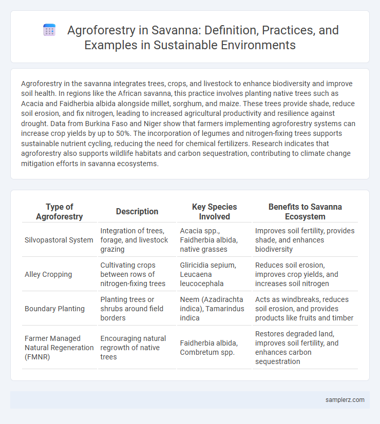Agroforestry in Savanna: Definition, Practices, and Examples in Sustainable Environments