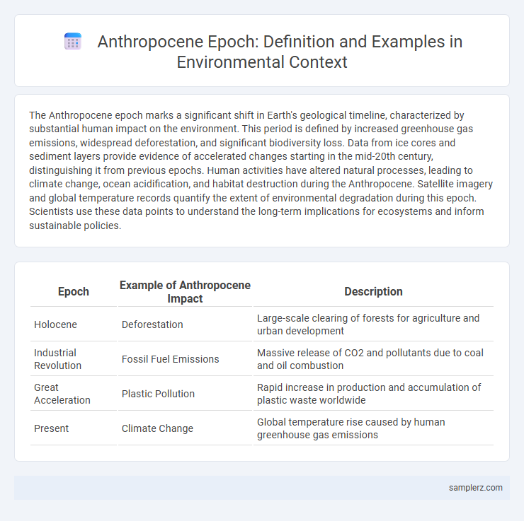Anthropocene Epoch: Definition and Examples in Environmental Context