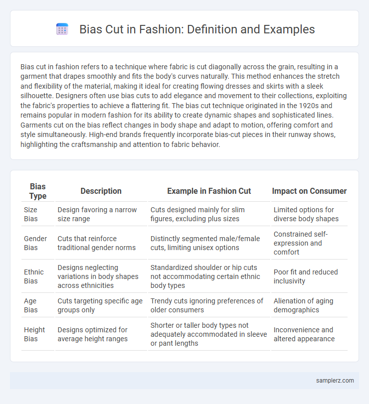 Bias Cut in Fashion: Definition and Examples