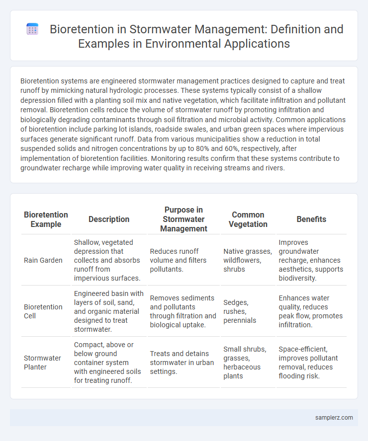 Bioretention in Stormwater Management: Definition and Examples in Environmental Applications