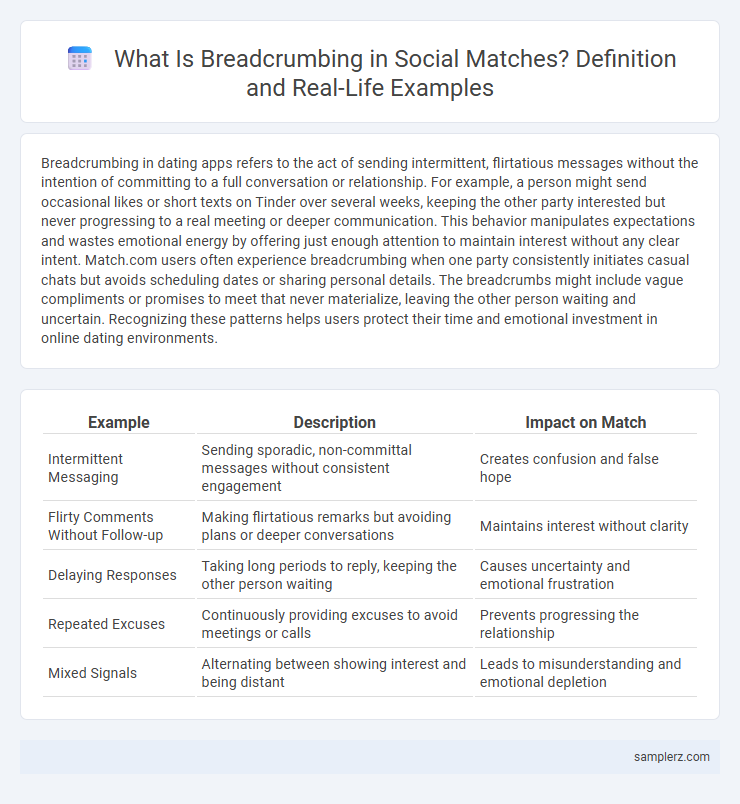 What Is Breadcrumbing in Social Matches? Definition and Real-Life Examples