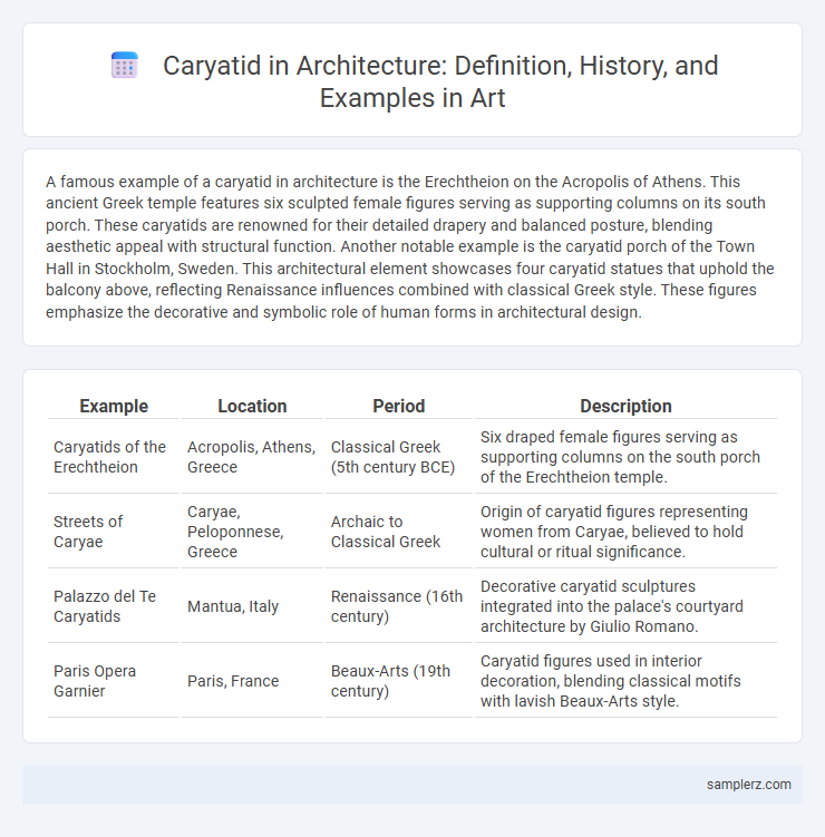 Caryatid in Architecture: Definition, History, and Examples in Art