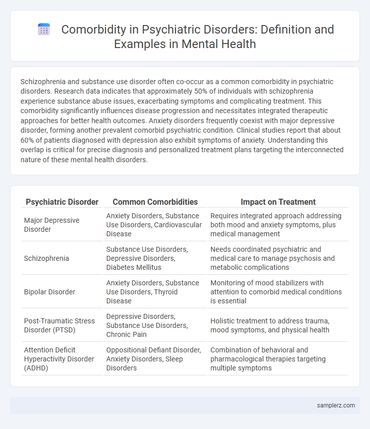 Comorbidity in Psychiatric Disorders: Definition and Examples in Mental Health