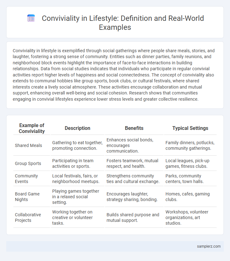 Conviviality in Lifestyle: Definition and Real-World Examples