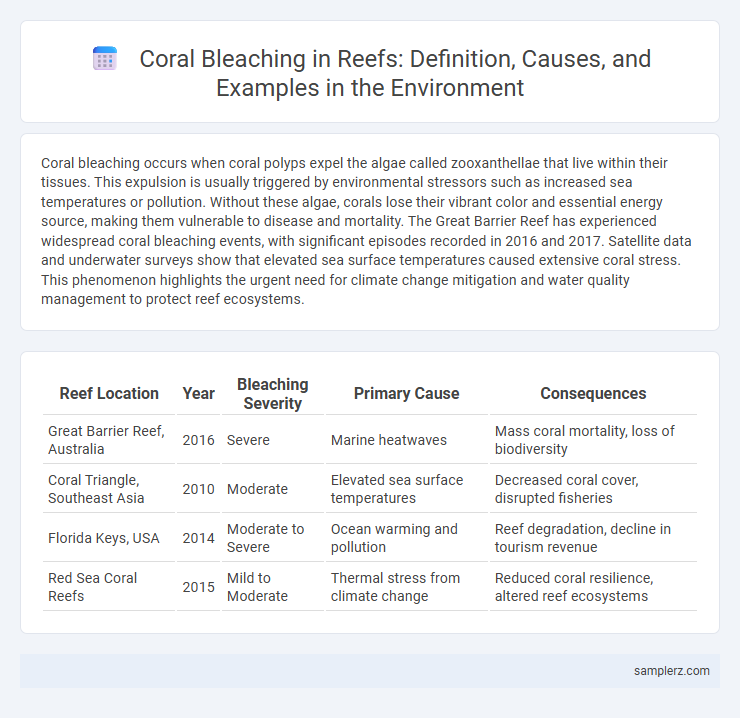 Coral Bleaching in Reefs: Definition, Causes, and Examples in the Environment