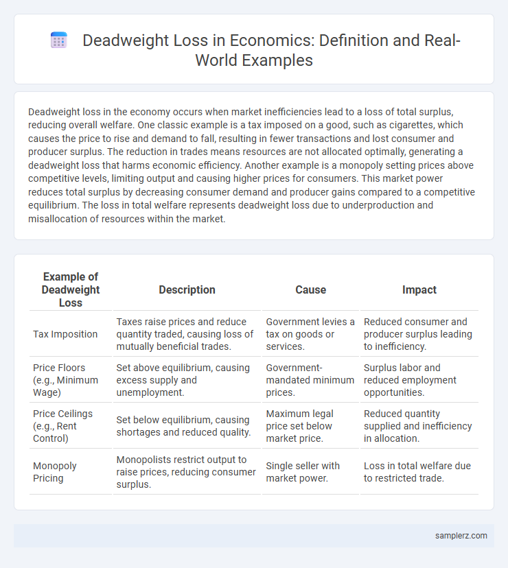 Deadweight Loss in Economics: Definition and Real-World Examples