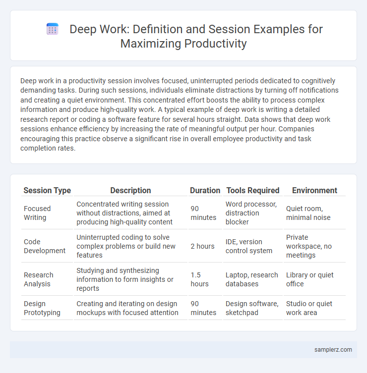 Deep Work: Definition and Session Examples for Maximizing Productivity