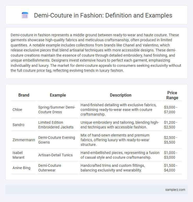 Demi-Couture in Fashion: Definition and Examples