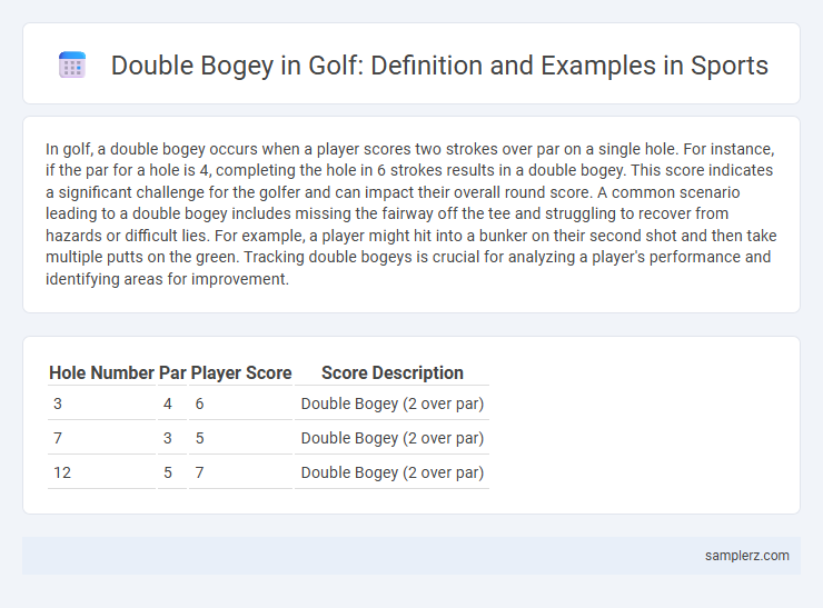 Double Bogey in Golf: Definition and Examples in Sports