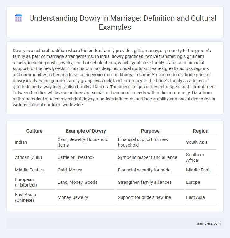 Understanding Dowry in Marriage: Definition and Cultural Examples