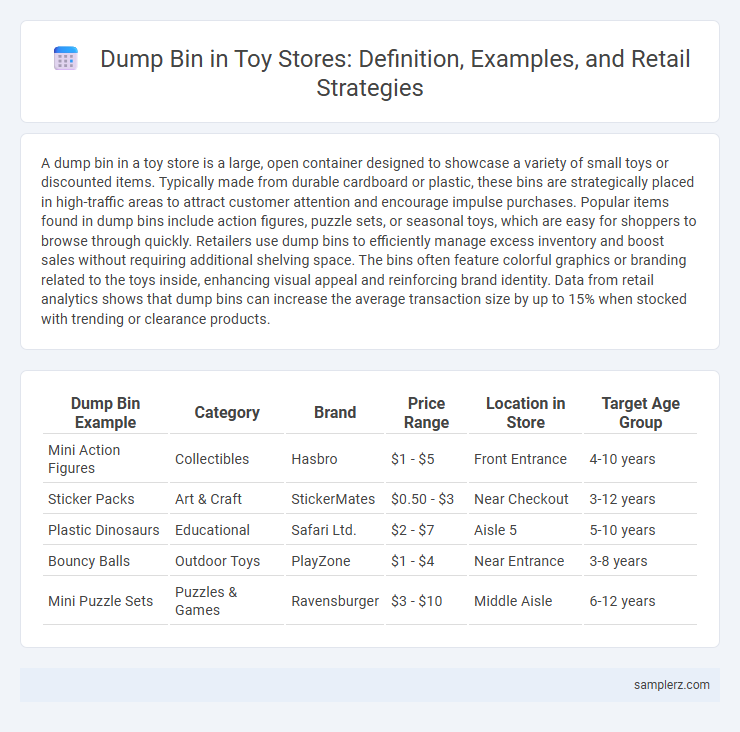 Dump Bin in Toy Stores: Definition, Examples, and Retail Strategies