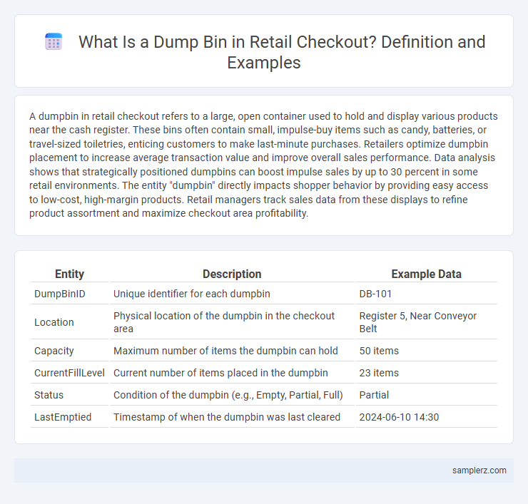 What Is a Dump Bin in Retail Checkout? Definition and Examples