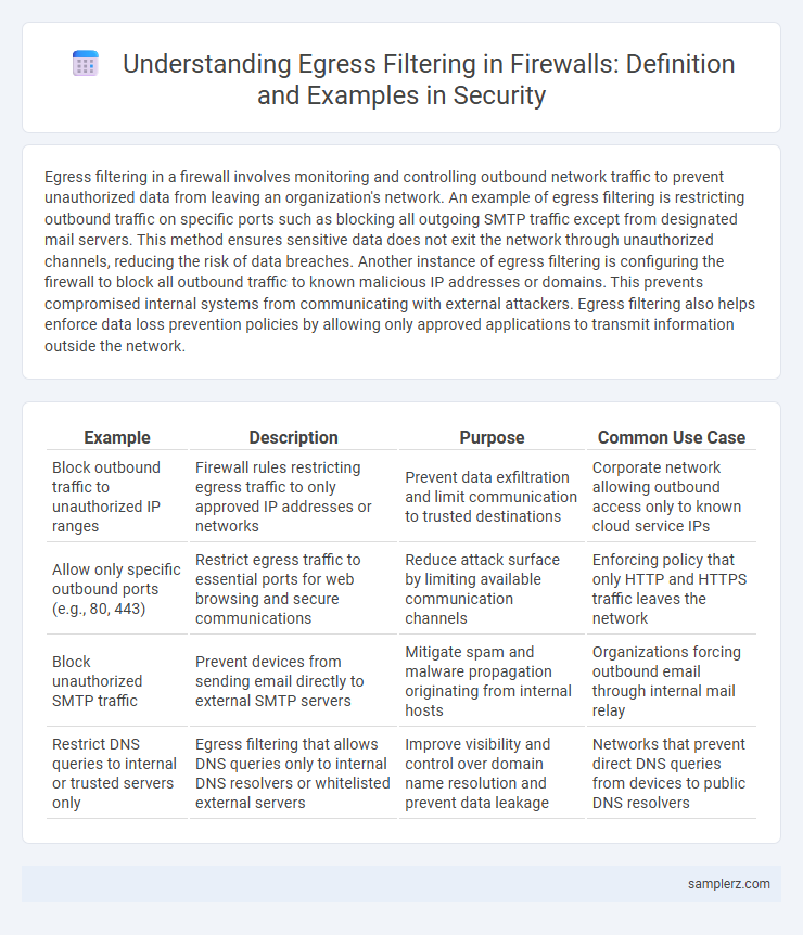Understanding Egress Filtering in Firewalls: Definition and Examples in Security