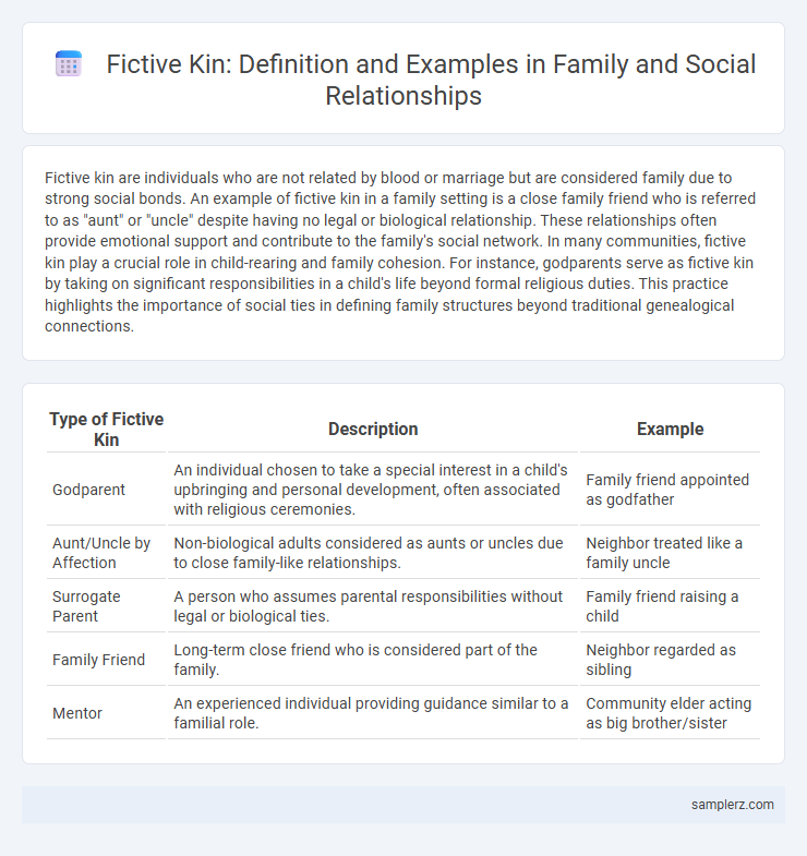Fictive Kin: Definition and Examples in Family and Social Relationships