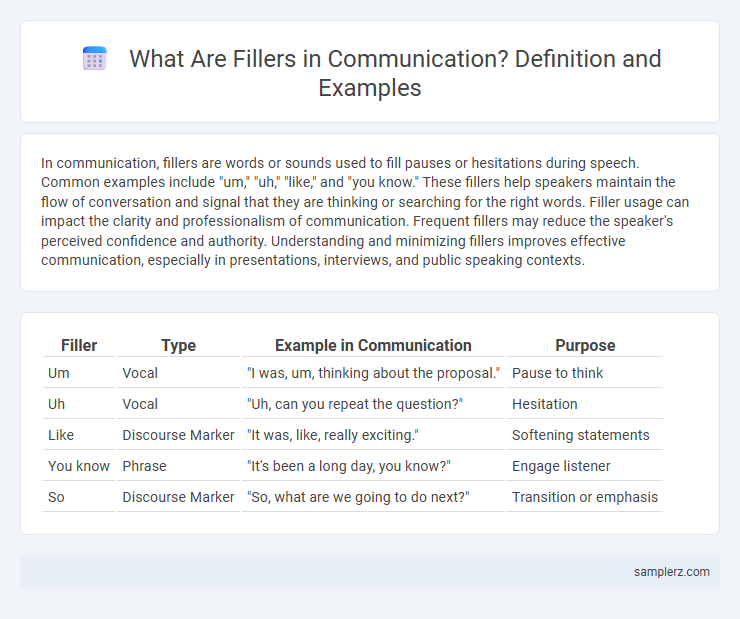 What Are Fillers in Communication? Definition and Examples