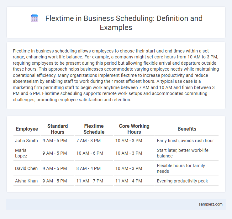 Flextime in Business Scheduling: Definition and Examples