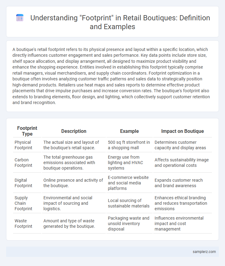 Understanding Footprint in Retail Boutiques: Definition and Examples