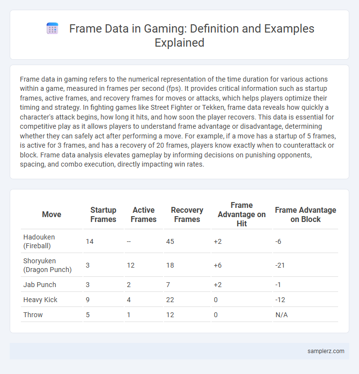 Frame Data in Gaming: Definition and Examples Explained