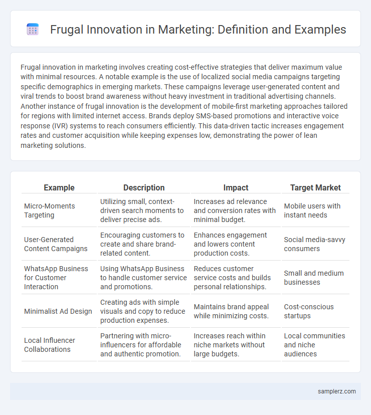 Frugal Innovation in Marketing: Definition and Examples